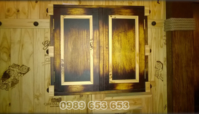 Ốp tường gỗ thông pallet 06