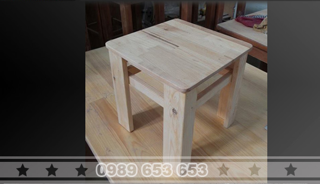  Ghế đôn gỗ thông pallet G5 