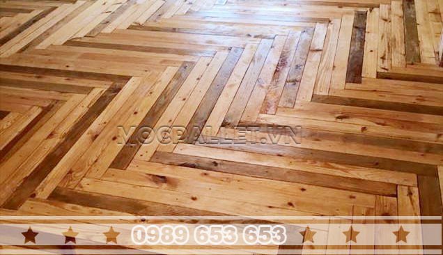 Sàn gỗ thông Pallet giá rẻ SGT01