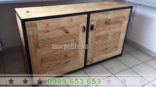 Tu bep go thong pallet