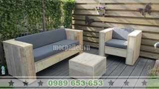 Ban ghe phong khach go thong pallet