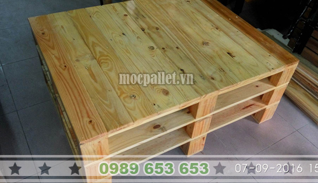 Bàn gỗ thông pallet BT17