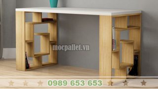 ban lam viec van phong go thong pallet