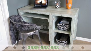 ban lam viec van phong go thong pallet