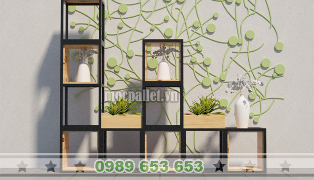 Kệ gỗ thông pallet KG23