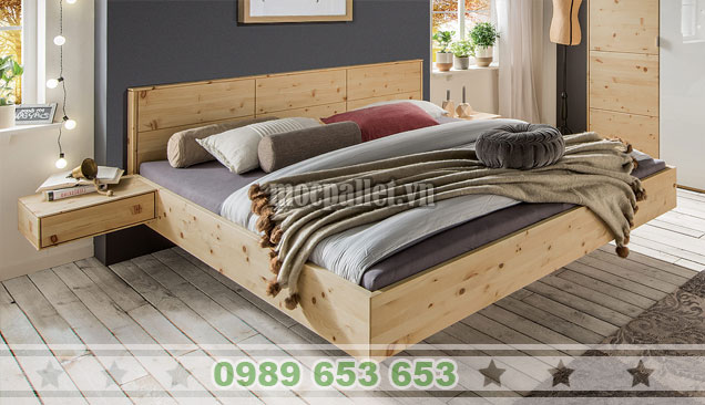 20 mẫu giường hộp kiểu nhật, giường gỗ thông có ngăn kéo